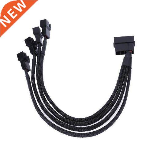 27cm 4pin Adapter Cable IDE Molex to 4-Port 3Pin/4Pin