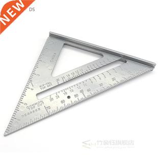 Angle Ruler 7 Inch Metric Aluminum Alloy Triangular Measurin
