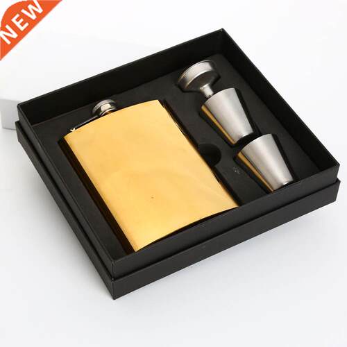 Plating colorful 8 OZ wine set Gold stainless steel Vodka