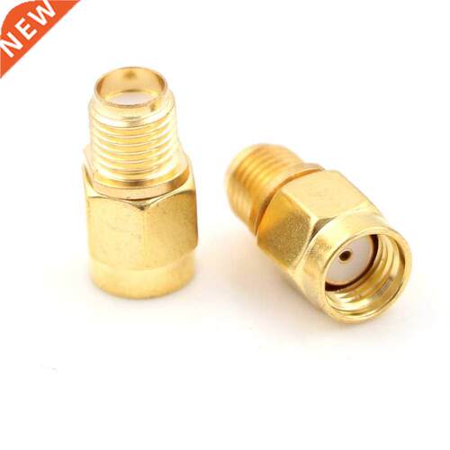 2 Pieces RP SMA Female to SMA Male Plug Connector Adapter G