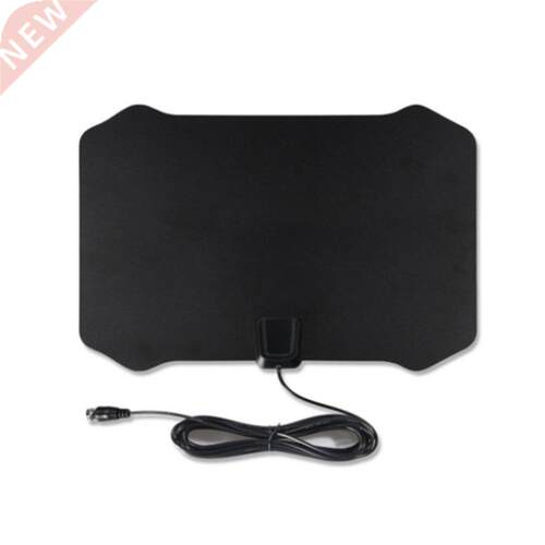 Flat HDTV HD TV Aerial with Amplifier 50 Miles Range VHF UHF