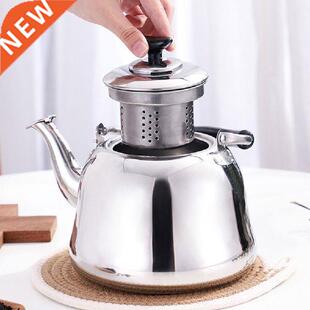 1pc Tea Kettle Stovetop Whistling Teapot Stainless Steel