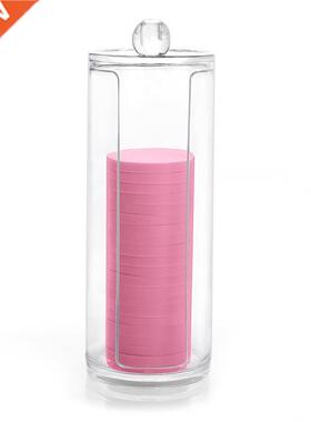 Cosmetic Storage Box Cotton Swabs Container Jars Transparent