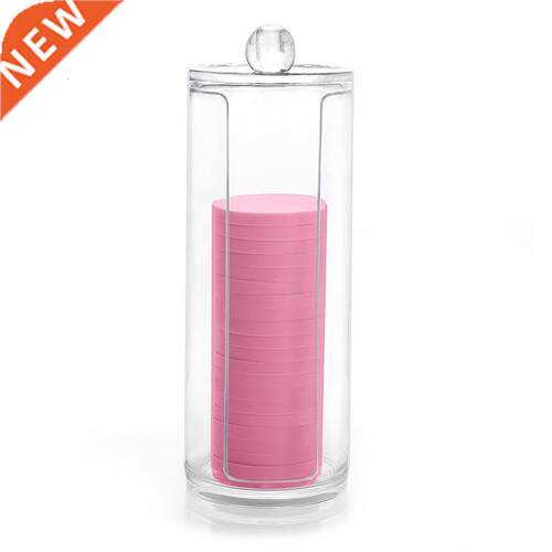 Cosmetic Storage Box Cotton Swabs Container Jars Transparent