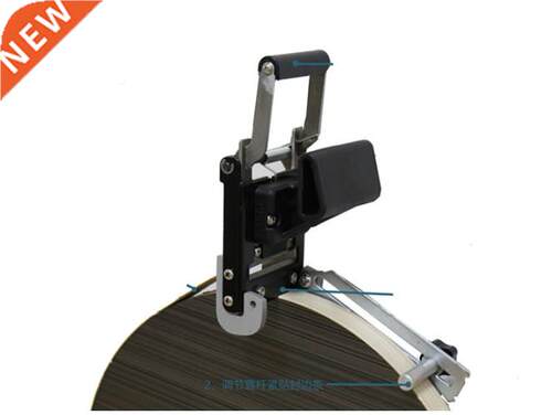 Round raight edge sealing tape cutting device PVC paper