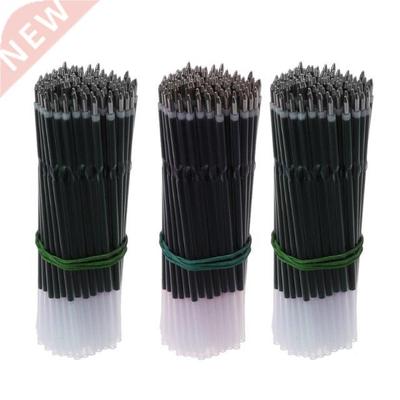 100Pcs 0.7mm Ballpoint Pen Refill Black Blue Red Pen Refill
