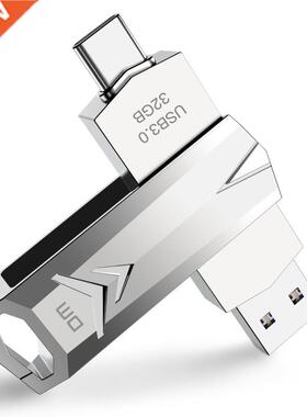 DM PD098 USB Flash Drve 32GB OTG Metal USB 3.0 Pen Drve Ke