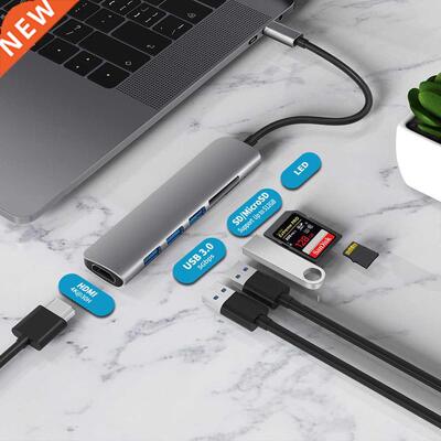 USB 3.1 Type-C Hub To HDMI Adapter 4K Thunderbolt 3 USB C Hu