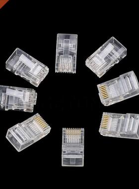 50pcs/lot Network Ethernet Crystal Heads Plug RJ45 Connector