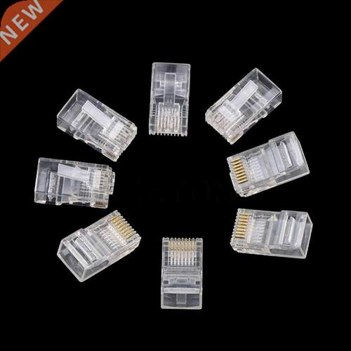50pcs/lot Network Ethernet Crystal Heads Plug RJ45 Connector