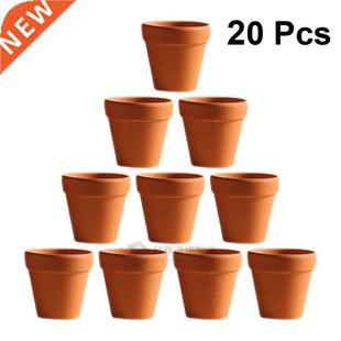 20pcs Red Pottery Flower Pot Terracotta Plant Pot With Hole