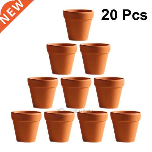 20pcs Red Pottery Flower Pot Terracotta Plant Pot With Hole