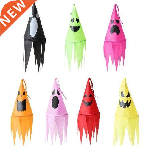 Halloween Ghost Windsock with Led Light Glowing Polyester
