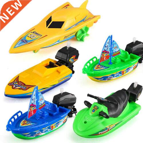 1pc Speed Boat Ship Wind Up Toy Float In Water Kids Toys Cla