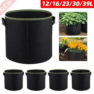 5 Pcs 3-10 Gallon Grow Bags Felt Plant Grow Pot Potato Tomat
