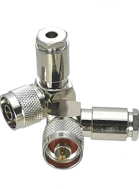 10Pcs Connector N Male plug Right angle Clamp RG58 RG142 LMR