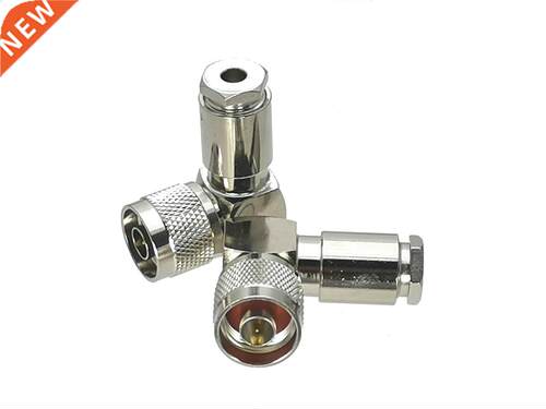 10Pcs Connector N Male plug Right angle Clamp RG58 RG142 LMR