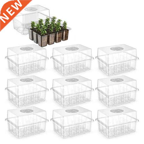 120 Cells Reusable Seed Starter Tray,10 Pack Seed Starter Ki