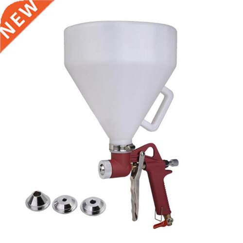 Spray Gun With 5L White Hopper 4mm/6mm/8mm Three Nozzles Air