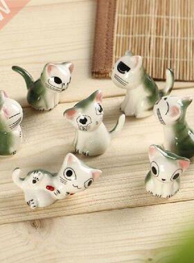 7Pcs/Set Ceramic Chopstick Holder Utensil For Kitchen Cute