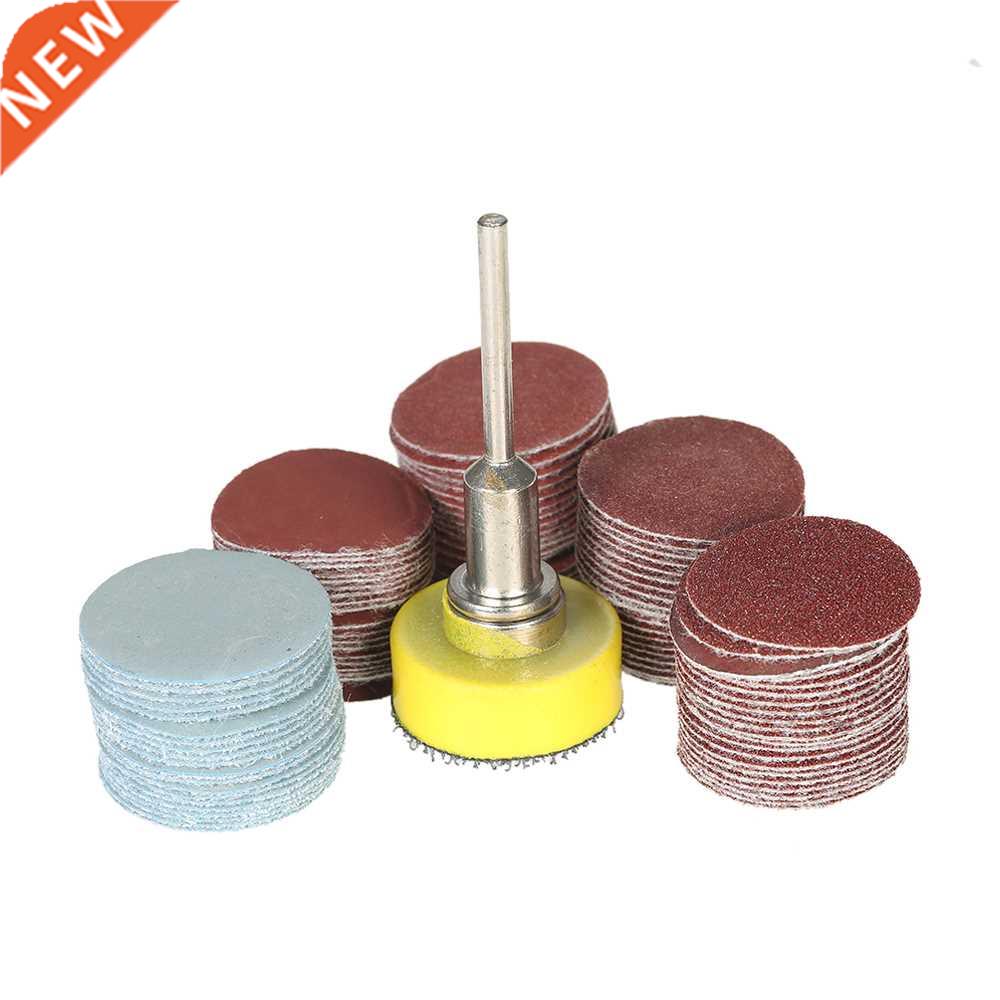 Sandpaper set 25mm 100 pieces of blister pack sand + 1pc 1/8
