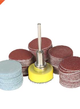Sandpaper set 25mm 100 pieces of blister pack sand + 1pc 1/8