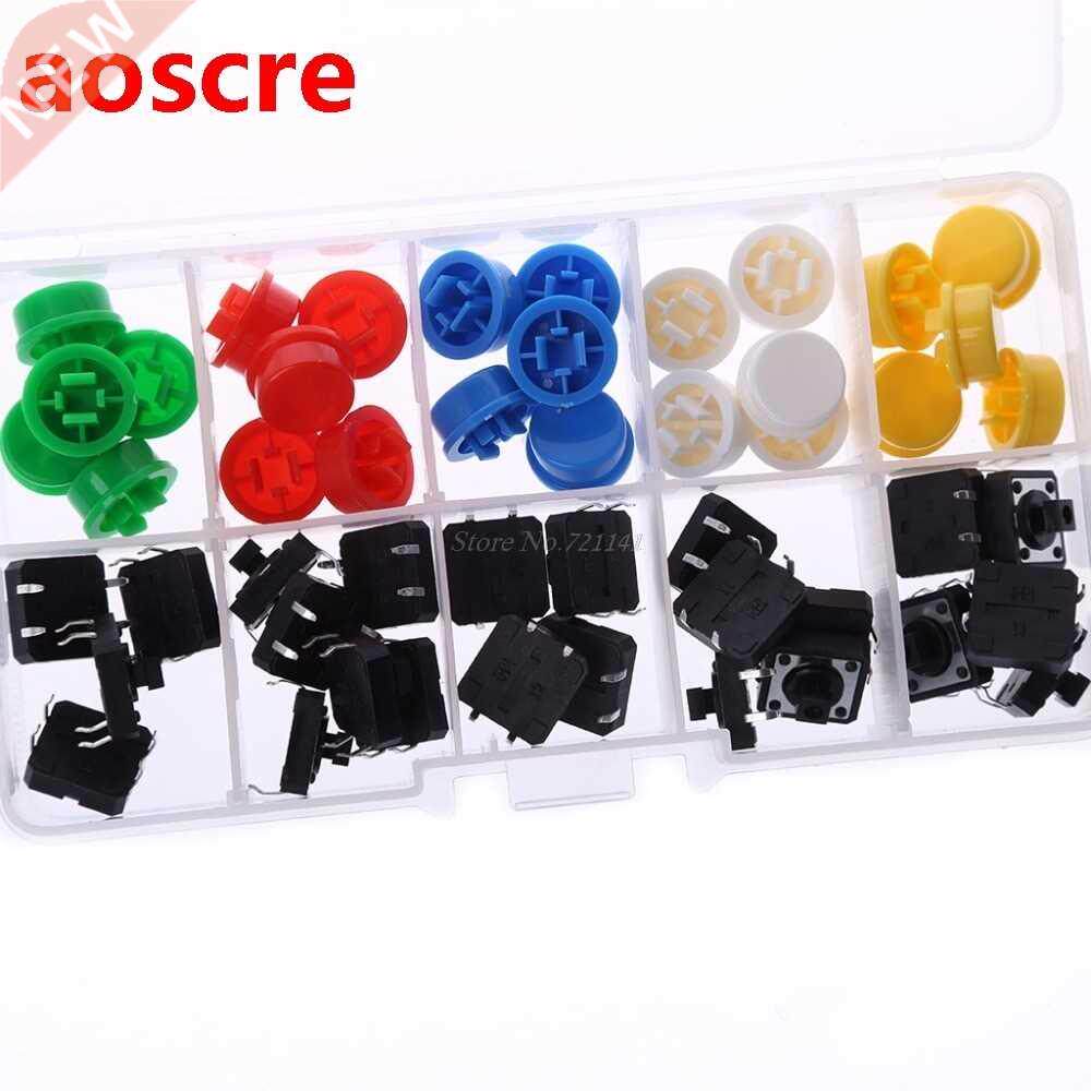 25 Pcs 12x12x7.mm Momentary Tactile Push Button Touch Micro