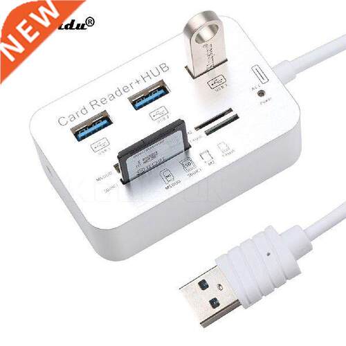 Dropship High Speed USB HUB3.0 Card Reader 3 Port HUB