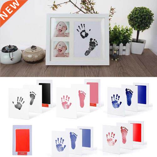 Baby Care Non-Toxic Baby Photo frame DIY Handprint Footprint
