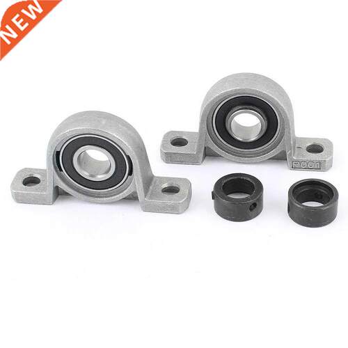 2 Pcs 12mm Self-aligning Ball Bearing Pillow Block UP001