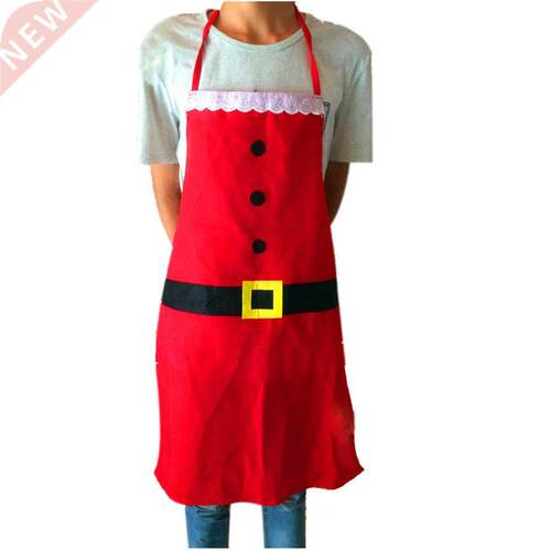 Christmas Halter-neck Style Sleeveless Chef Kitchen Cook