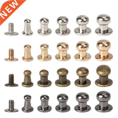 20 Sets Metal Alloy Knob Screw Rivets Studs DIY Crafts Leath