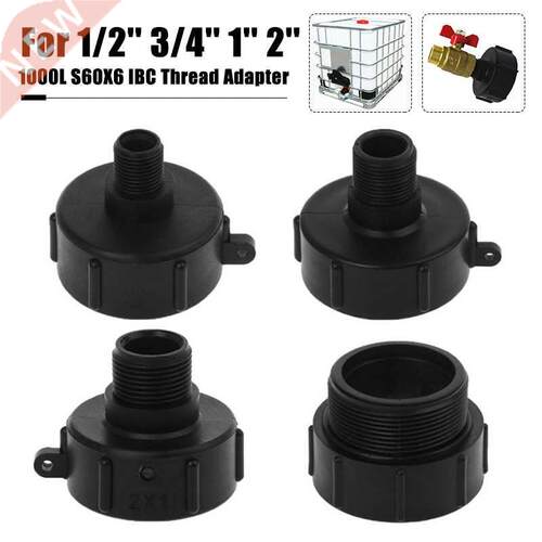 1000L IBC Thread Adapter For 1/2		 /4	&