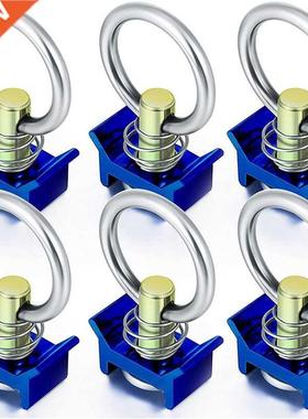 6Pcs Single Stud Fitting L Track 4000LB Capacity With