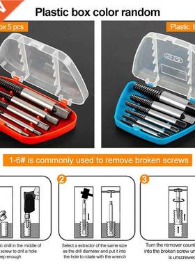Multi-size Screw Extractor roken Speed Out Daged Screw Ex