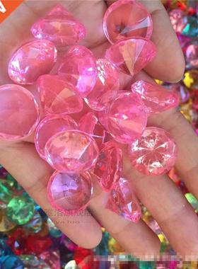 20MM Faux Diamond Jewels Treasure Chest Pirate Acrylic Cryst