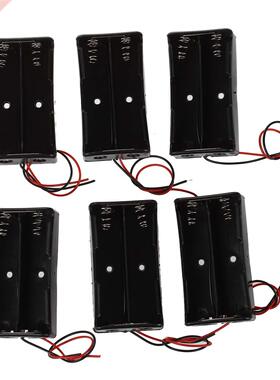 6 Pcs Black 2 x.7V 18650 Type Holder Box Case