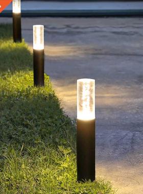 7W Acrylic Bubbles Bollard Light 30/50CM Outdoor Garden Lawn