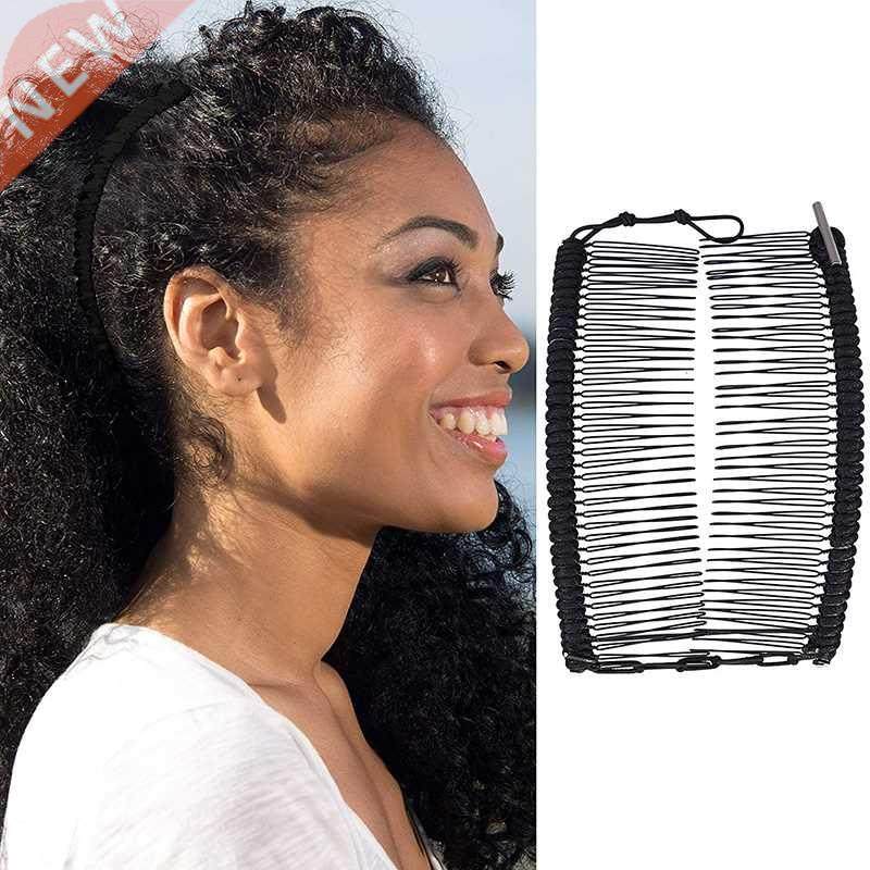 Sretch Banana Clip Double Side Lazy Women Hair Comb Easy Thi