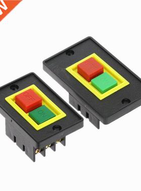 1Pcs AC 380V 2KW I/O On Off art op Push Button Switch 6