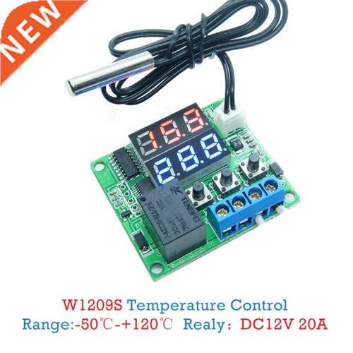 W1209S DC 12V Thermostat Regulator -50-120C Digital Temperat