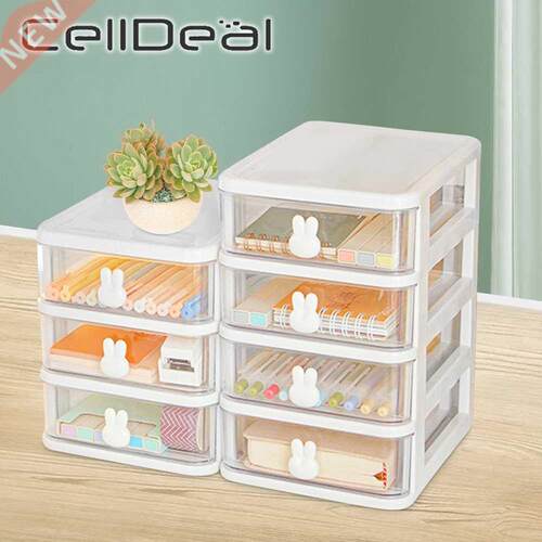 Multi-layer Desk Organizer Transparent Desktop Stationery St