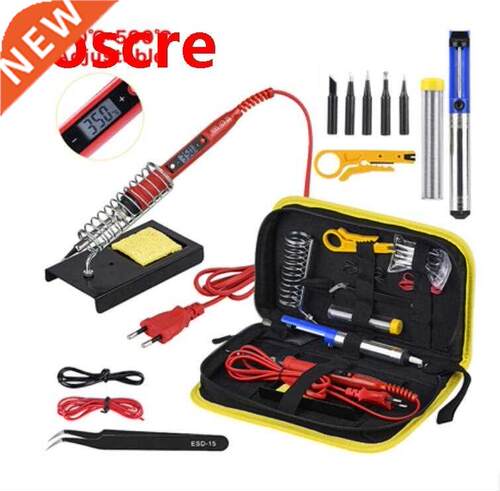 iron kit adjustable temperature 220V 80W LCD sder welding