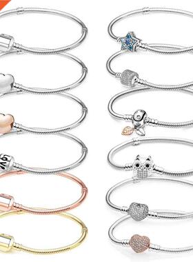 Dropshipping High Snake Chain racelets Fit Original eaded