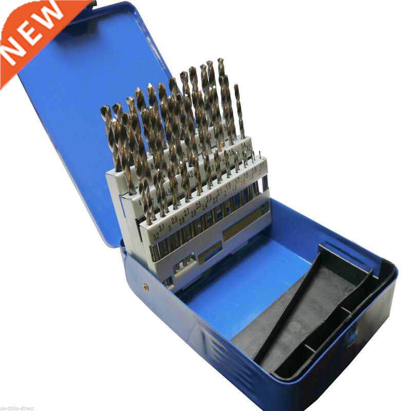 51pc Engineering Drill Bit Set Hss 1 - 6mm in 0.1mm Incremen