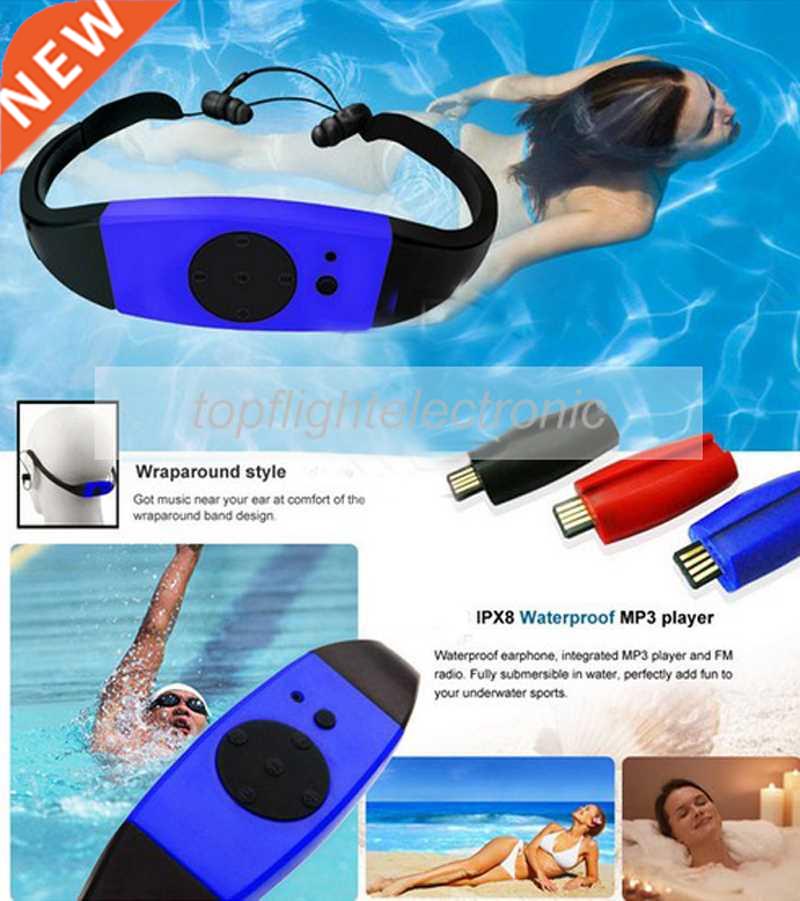 003 4GB/8GB Waterproof IPX8 Diving Swimming Surfing MP3 大家电 其他大家电配件 原图主图