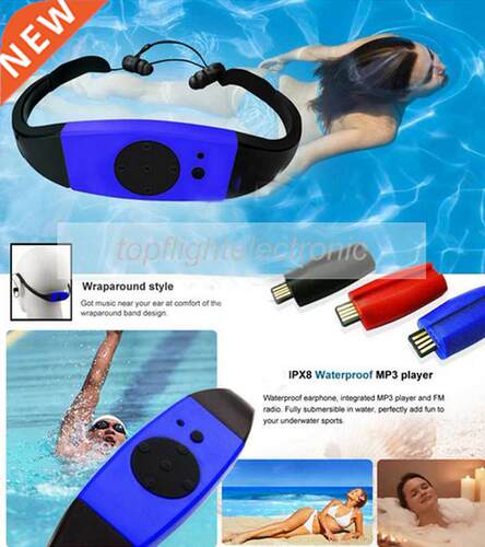 003 4GB/8GB Waterproof IPX8 Diving Swimming Surfing MP3