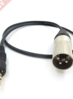 3.5mm Audio Plug XLR 3 Pin Audio Cable Gold Plug Aux Cord