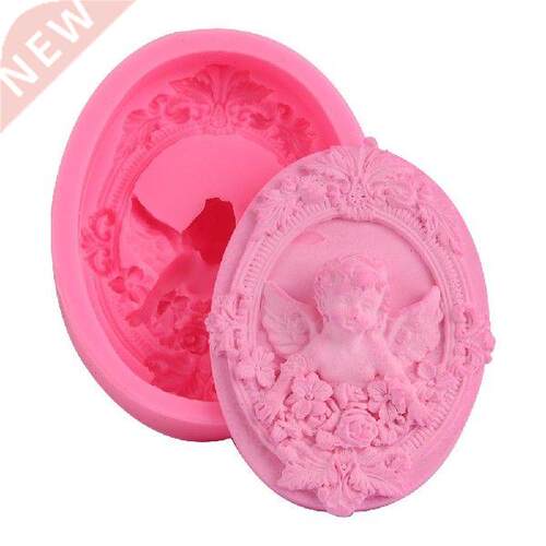 Cute Baby Angel Shape Soap Silicone Mold Soap Form Fondant