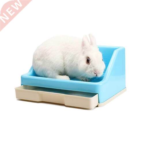 Pet Tray Rabbit Cage Corner Litter Box Anti-spill Edge Plast